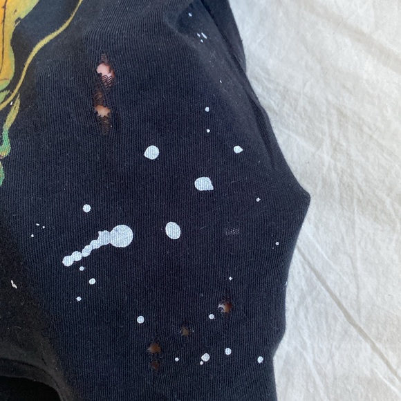 Chaser Distressed Splatter Jimmy Hendrix T-Shirt Size S - Picture 4 of 6